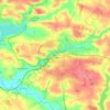 Carte topographique Vitré, altitude, relief