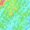 Carte topographique 승본리, altitude, relief