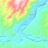 Carte topographique افغان دوشی, altitude, relief