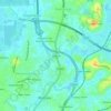 Carte topographique Mabole, altitude, relief