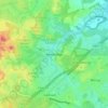 Carte topographique Newbridge, altitude, relief