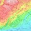 Carte topographique Petit Criel, altitude, relief