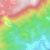 Carte topographique Rouvials, altitude, relief