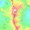 Carte topographique Wind River Range, altitude, relief