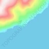 Carte topographique Siorapaluk, altitude, relief