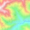 Carte topographique Koako, altitude, relief