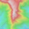 Carte topographique Mount Silay, altitude, relief