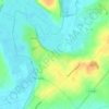 Carte topographique Le Moulin de Brillac, altitude, relief