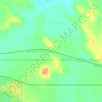 Carte topographique Petrel, altitude, relief