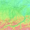 Carte topographique Bad Tölz-Wolfratshausen, altitude, relief