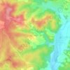 Carte topographique Soulage, altitude, relief