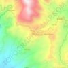 Carte topographique Gandew, altitude, relief
