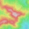 Carte topographique Forest Peak, altitude, relief