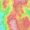 Carte topographique Sauvetat, altitude, relief
