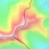 Carte topographique Nevado Juncal, altitude, relief