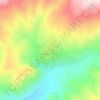 Carte topographique چشمه باداب سورت, altitude, relief