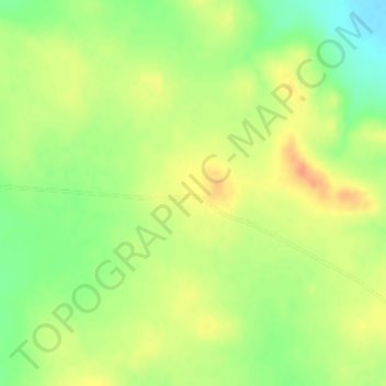 Carte topographique Linden, altitude, relief