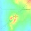 Carte topographique Little Wongan Hill, altitude, relief