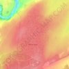 Carte topographique Auchencorth Moss, altitude, relief
