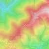 Carte topographique Camp d'Argent, altitude, relief