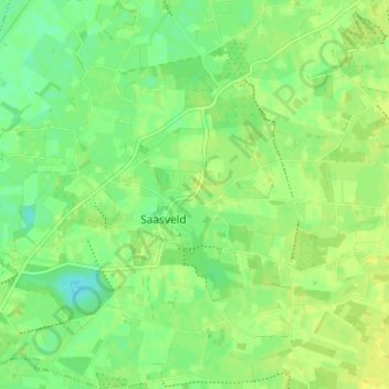 Carte topographique Zoeke, altitude, relief