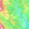 Carte topographique La Siauve, altitude, relief