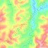 Carte topographique Bandeirinha, altitude, relief