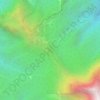 Carte topographique Col des Boeufs, altitude, relief