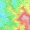 Carte topographique Bouillon, altitude, relief