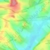 Carte topographique Winterbourne Down, altitude, relief