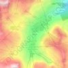 Carte topographique Chartreux, altitude, relief