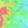 Carte topographique Valency, altitude, relief