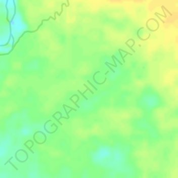 Carte topographique Wenin, altitude, relief