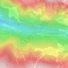 Carte topographique Grand Carrey, altitude, relief