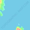 Carte topographique Thomas Bay, altitude, relief