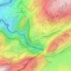 Carte topographique Le Bas-des-Frêtes, altitude, relief