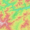 Carte topographique Palin, altitude, relief