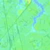 Carte topographique Riverdale, altitude, relief