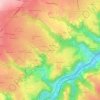 Carte topographique Le Mincieux, altitude, relief