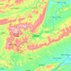 Carte topographique 武陵源区, altitude, relief