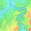 Carte topographique Le Monteil, altitude, relief