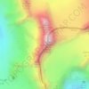 Carte topographique Dents des Bouquetins, altitude, relief