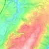 Carte topographique Marquisière, altitude, relief