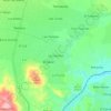Carte topographique Las Veritas, altitude, relief