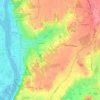 Carte topographique Le Pardy, altitude, relief