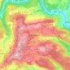 Carte topographique Walddorf, altitude, relief