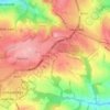 Carte topographique Lightwood, altitude, relief
