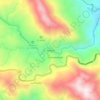 Carte topographique Mangos, altitude, relief