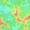 Carte topographique Gonin, altitude, relief