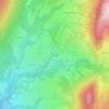 Carte topographique Les Dodes, altitude, relief